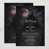 Haunted Castle Gothic wedding invitation 招待状 (正面/裏面)