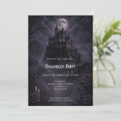 Haunted Castle Halloween Party invitation 招待状 (スタンド正面)