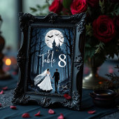 Haunted Castle Wedding Couple Spooky Forest Toward テーブルナンバー