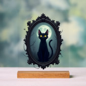 Haunted Cat Mirror アクリルサイン (ニュートラル)
