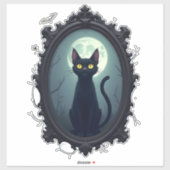 Haunted Cat Mirror シール (シート)