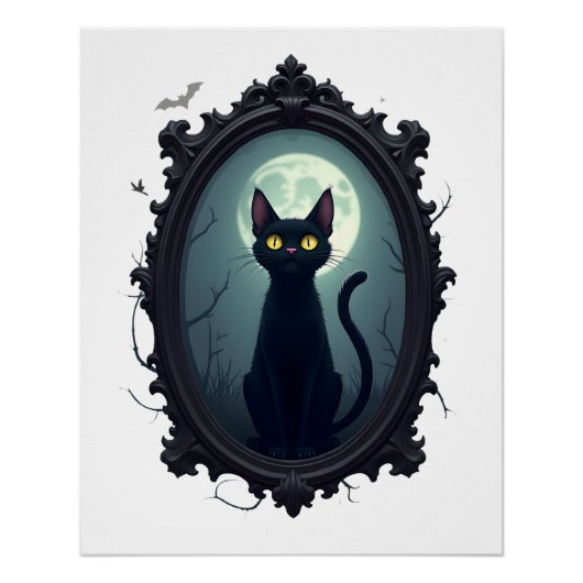 Haunted Cat Mirror ポスター (正面)