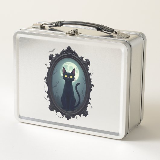 Haunted Cat Mirror メタルランチボックス (正面)