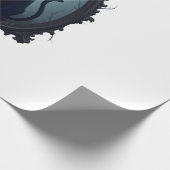 Haunted Cat Mirror ラッピングペーパー (角)