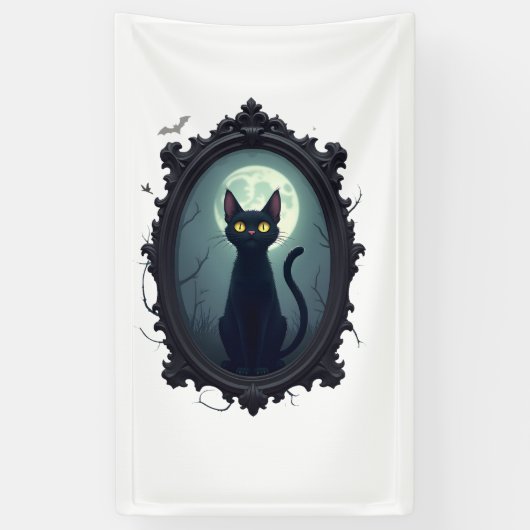 Haunted Cat Mirror 横断幕 (縦)
