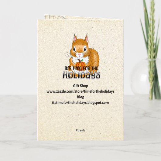 Haunted Doll and Halloween Pumpkin カード (裏面)