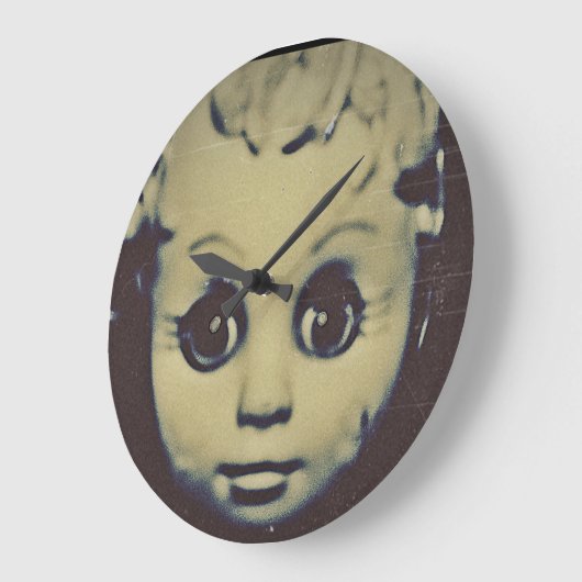 haunted doll gifts large clock ラージ壁時計 (傾斜)