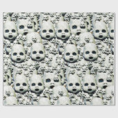 Haunted doll head art wrapping paper ラッピングペーパー (フラット)