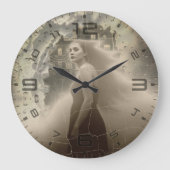 Haunted Elegance Wall Clock ラージ壁時計 (正面)