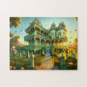 Haunted Estate "Raven's Roost" Creepy Dusk ジグソーパズル (横)