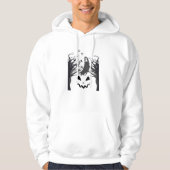 Haunted Forest Ghost Silhouette Men’s Hoodie | Dar パーカ (正面)