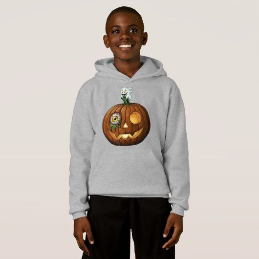 Haunted Ghost & Dripping Eyeball Jack-O-Lantern (正面フル)