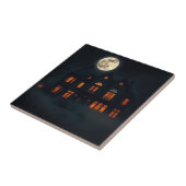 Haunted Gothic Mansion Halloween Ceramic Tile タイル (側面)