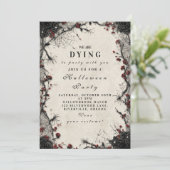 Haunted Gothic Rose Halloween Celebration 招待状 (スタンド正面)