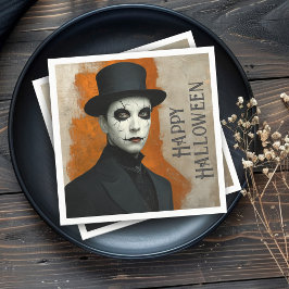 Haunted Halloween Adult Costume Party スタンダードカクテルナプキン