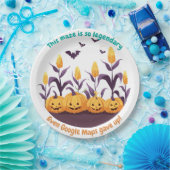 Haunted Halloween Corn Field ペーパープレート (パーティー)