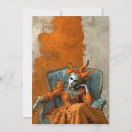  Haunted Halloween Costume Party 招待状 (裏面)