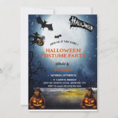 Haunted Halloween Costume Party Invitation  招待状 (正面)