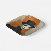 Haunted Halloween Gothic Costume Party ペーパープレート (傾斜あり)