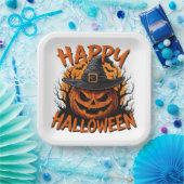 Haunted Harvest Shadows ペーパープレート (パーティー)