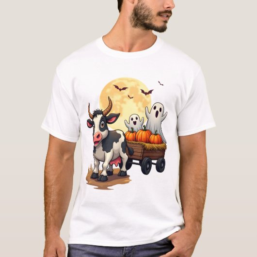 Haunted Hayride Cow Tシャツ (正面)