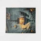 Haunted Hollow – Halloween Night タペストリー (正面(横))