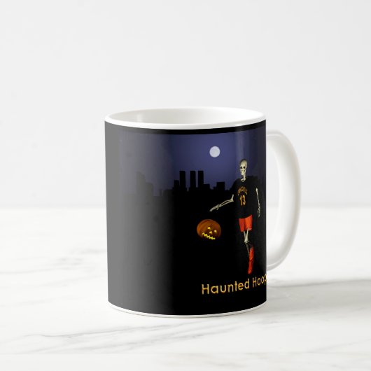 Haunted Hoops コーヒーマグカップ (正面右)