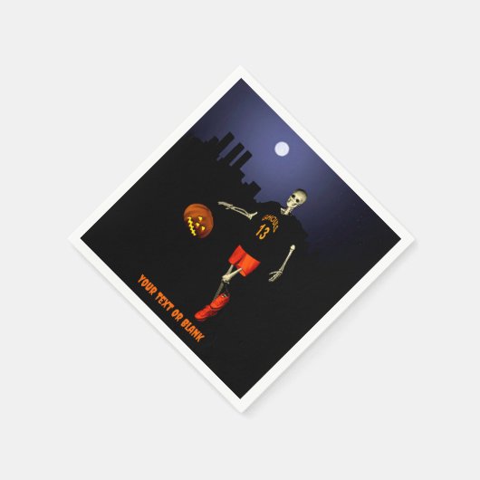 Haunted Hoops スタンダードカクテルナプキン (角)