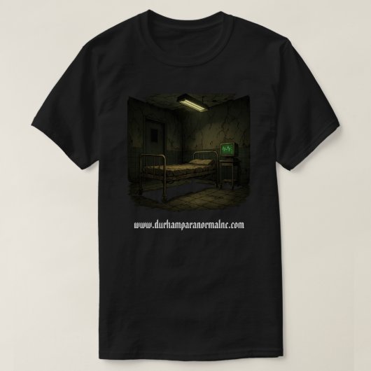 Haunted Hospital Bed  T-Shirt Tシャツ (デザイン正面)