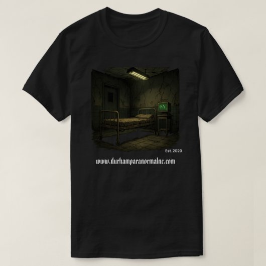 Haunted Hospital Bed  T-Shirt Tシャツ (デザイン正面)