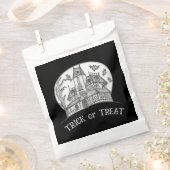 Haunted House and Bats Halloween  フェイバーバッグ (クリップ留めされた状態)