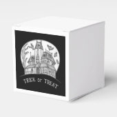 Haunted House and Bats Halloween  フェイバーボックス (正面サイド)