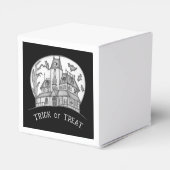 Haunted House and Bats Halloween  フェイバーボックス (裏面サイド)