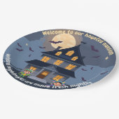 Haunted House At Midnight ペーパープレート (アングル)