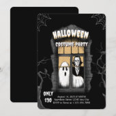 Haunted House Costume Party Invitation 招待状 (正面/裏面)