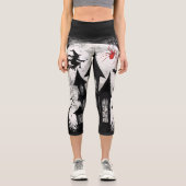 Haunted House Halloween カプリレギンス (正面)