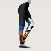 Haunted House Halloween Leggings レギンス (右)