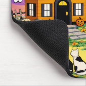 Haunted House Halloween Mousepad マウスパッド (コーナー)