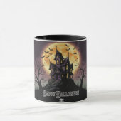 Haunted House Halloween Mug マグカップ (中央)