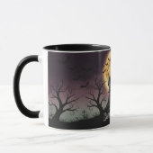 Haunted House Halloween Mug マグカップ (左)