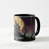 Haunted House Halloween Mug マグカップ (正面右)
