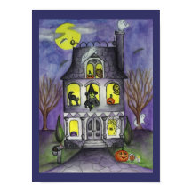 Haunted House Halloween  Poster