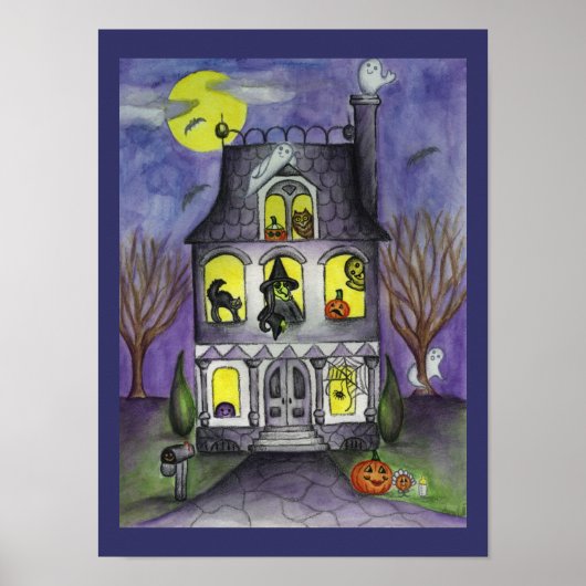 Haunted House Halloween  Poster ポスター (正面)