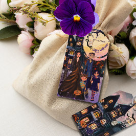 Haunted House Monster Family Halloween Gift Tags ギフトタグ