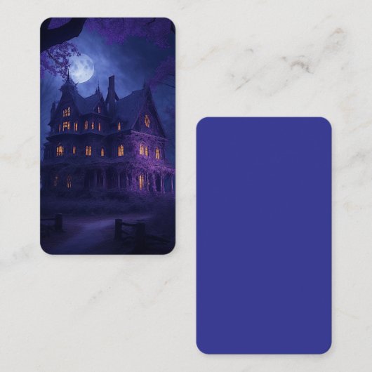 Haunted House on the Hill Bookmark 名刺 (正面/裏面)