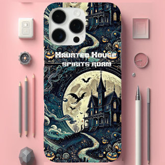 Haunted House Spooky Vibes Spirits Roam Vintage  iPhone 16 Pro Maxケース