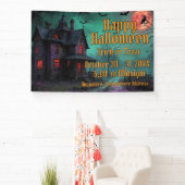 Haunted House Themed Banner 横断幕 (インサイチュ)