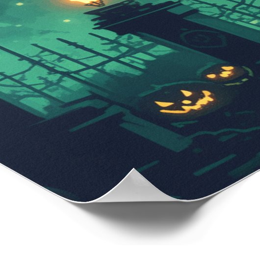 Haunted House under the Moonlight ポスター (角)