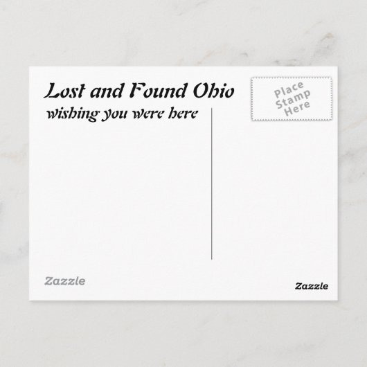 Haunted Kitchen Postcard ポストカード (裏面)