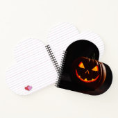 Haunted Luxury Halloween Spiral Notebook ノートブック (内部)